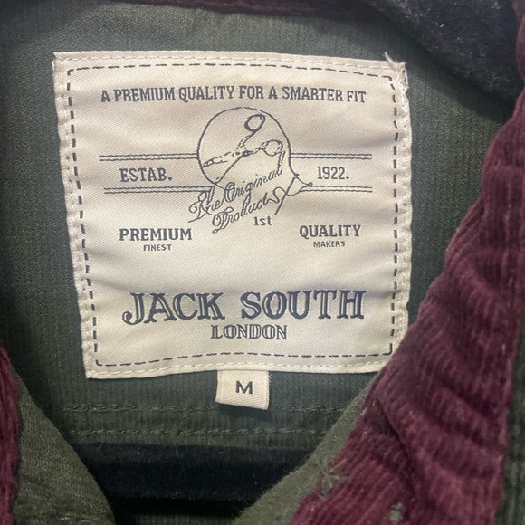 Jack South Men Corduroy Buttoned Down Shirt - Picture 4 of 8